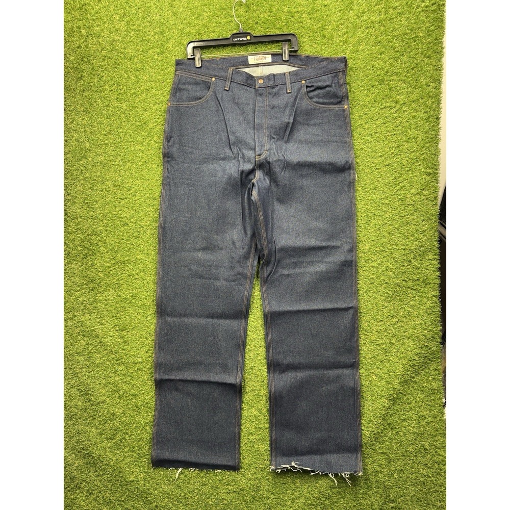 Vintage JcPenny Big Mac Jeans Mens 42x36 Carpenter Industrial Rigid Denim USA